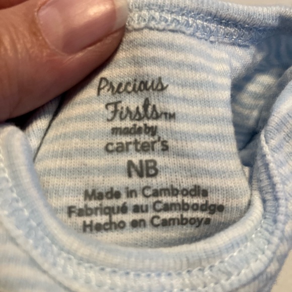 Carter's Blue and White Outfits-Dinosaur - Picture 6 of 7